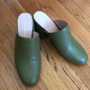 Intentionally Blank Dicey Mule Chartreuse